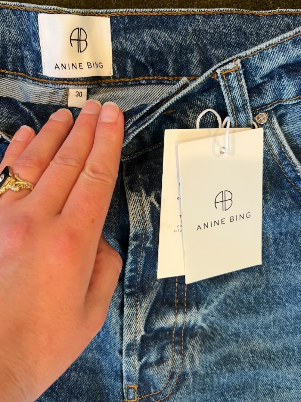 BRAND NEW WITH TAGS ANINE BING GAVIN JEANS